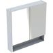 Дзеркальна шафа Geberit, Selnova Square 501268001, з 2-ма дверима, ширина 80см, колір білий глянець - 1