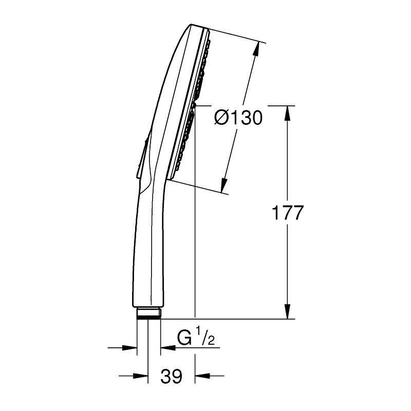 Воронка ручного душа GROHE RAINSHOWER 26574000