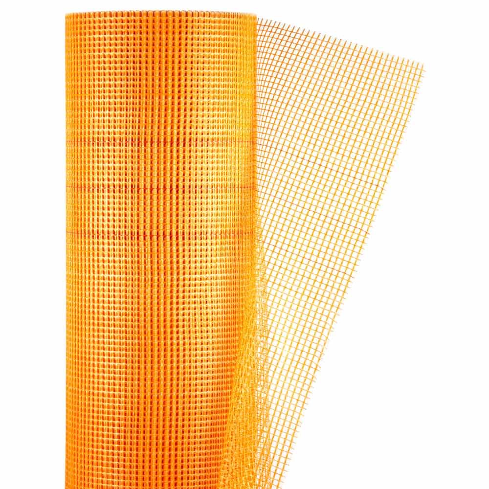 Стеклосетка Штукатурная Щелочестойкая Оранжевая 145Г/М2 5×5Мм 1×50М