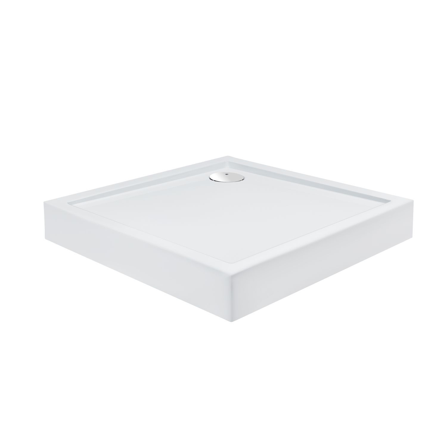 Набор Qtap душевая кабина Capricorn CRM1099SC6 Clear 2020x900x900 мм + поддон Tern 309912C 90x90x12 см с сифоном