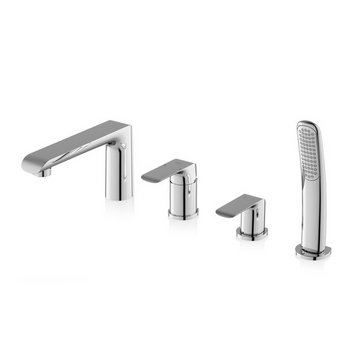 Смеситель для ванны, с четырьмя отверстиями Ravak Flat FL 026.00