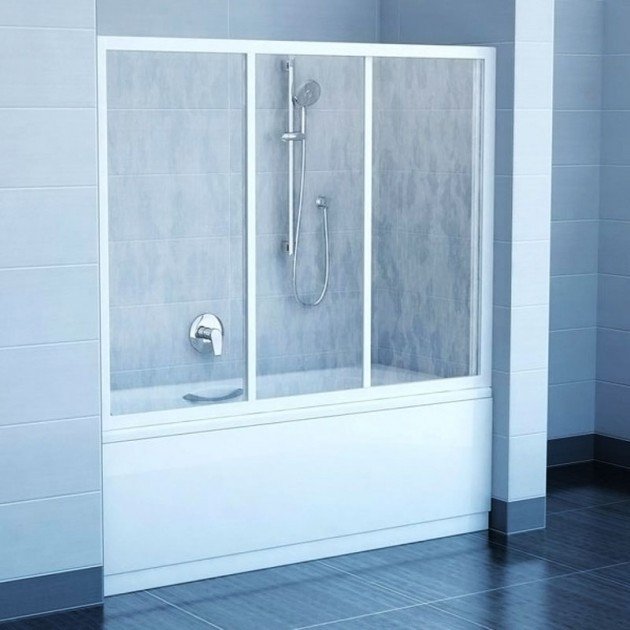 Двері для ванни Ravak AVDP3-120 (Transp) Satin