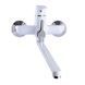 Смеситель для ванны Globus Lux Laguna GLA-0208-7-WHITE EURO - 4
