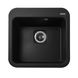 Гранітна мийка Globus Lux BARBORA чорний металік 510х510мм-А0001 - 2