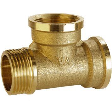 Тройник латунный 3/4&Prime;ВР х 3/4&Prime;ВР х 3/4&Prime;НР VA, штампованный А0254А
