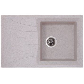 Мойка кухонная HAIBA HB8104-G322 BEIGE 780x500x200 (HB0990)