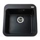 Гранітна мийка Globus Lux BARBORA чорний 510х510мм-А0002 - 2