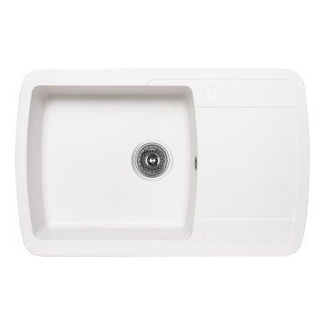 Кухонная мойка Lidz 770x490/200 WHI-01 (LIDZWHI01770490200)