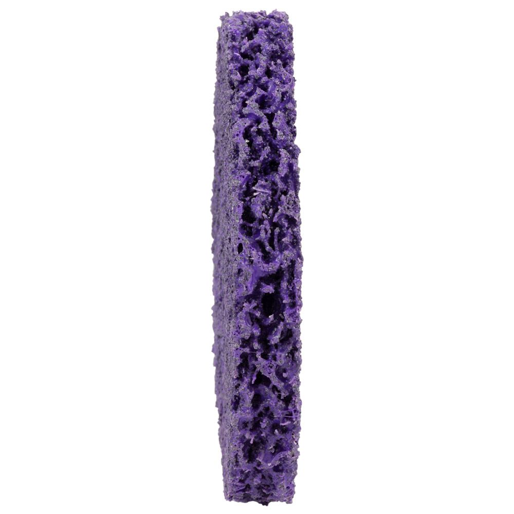 Круг Зачистной Из Нетканого Абразива (Коралл) Ø100Мм Без Держателя Фиолетовый Жесткий