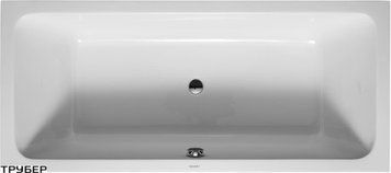 Ванна 180*80см, прямокутна Duravit D-CODE