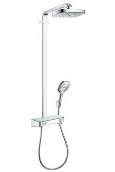 Душевая система с термостатом ShowerTablet 300 Hansgrohe Raindance Select E Air 2jet 300 мм Showerpipe