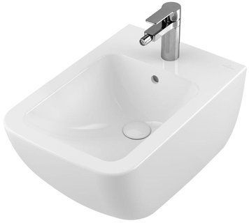 Біде Villeroy&Boch VENTICELLO 56*37,5см, підвісне, білий альпін CeramicPlus