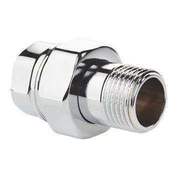 Згін KOER американка (хром) 1 прямий KOER KR.341.CHR (KR2704)