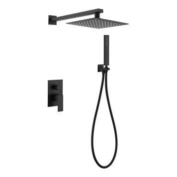 Вбудована душова система MIXXUS KUB-003 INNER BLACK (нержавіюча сталь) (MI5944)