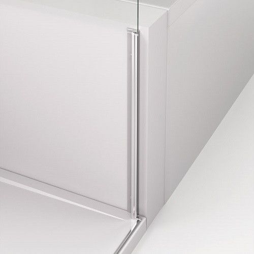 Боковая стенка -100см, прозрачное стекло, профиль алюмино-хром Sanswiss CAT11005007 CADURA