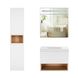 Комплект мебели для ванной Qtap Robin тумба с раковиной + зеркальный шкаф + пенал QT044RO42970 - 1