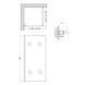 Душевая перегородка Qtap Walk-In Standard CRM209.C8 90х190 см, стекло Clear 8 мм, покрытие CalcLess - 5