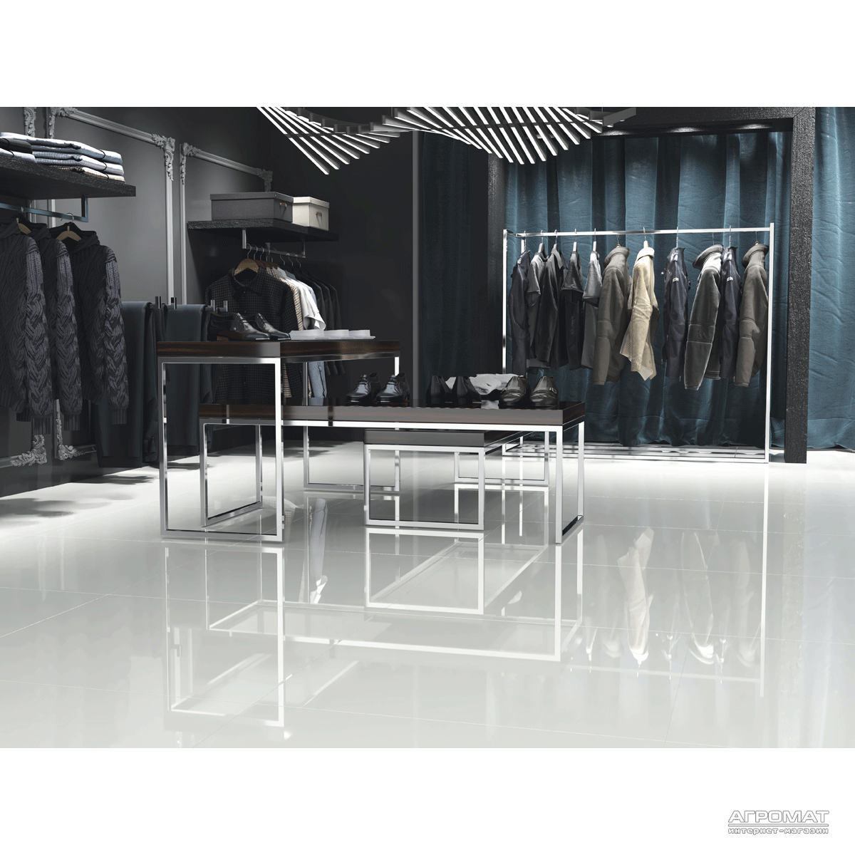 Плитка CRYSTAL WHITE POLISHED RECT