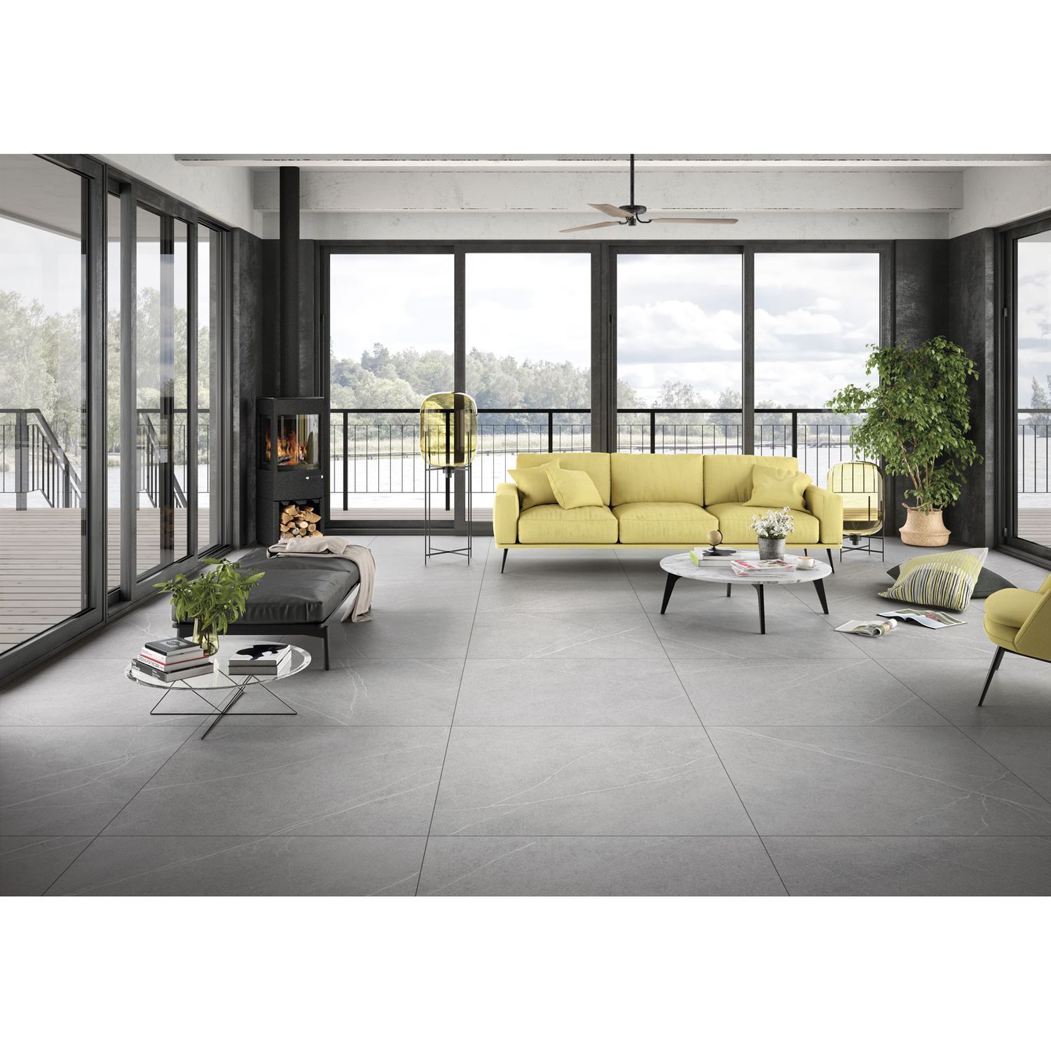 Плитка PORTOBELLO GRIS MT RECT