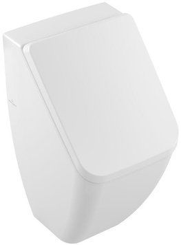 Писсуар Villeroy&Boch VENTICELLO 28,5*54,5*31,5см с отверстиями для крепежа крышки, скрытый подвод воды, белый альпин