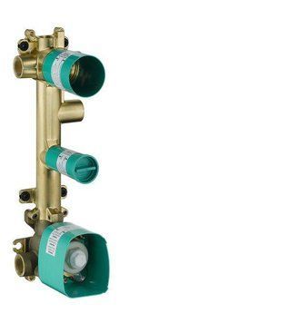 Axor Citterio E Скрытая часть для термостата 38 x 12 c 3 отдельными розетками, для 3 потребителей