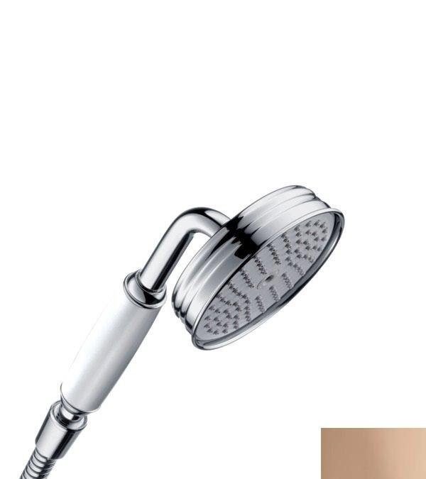 Ручний душ з білою рукояткою, (поліроване червоне золото) Hansgrohe Axor