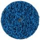 Круг Зачистной Из Нетканого Абразива (Коралл) Ø100Мм Без Держателя Синий Средняя Жесткость