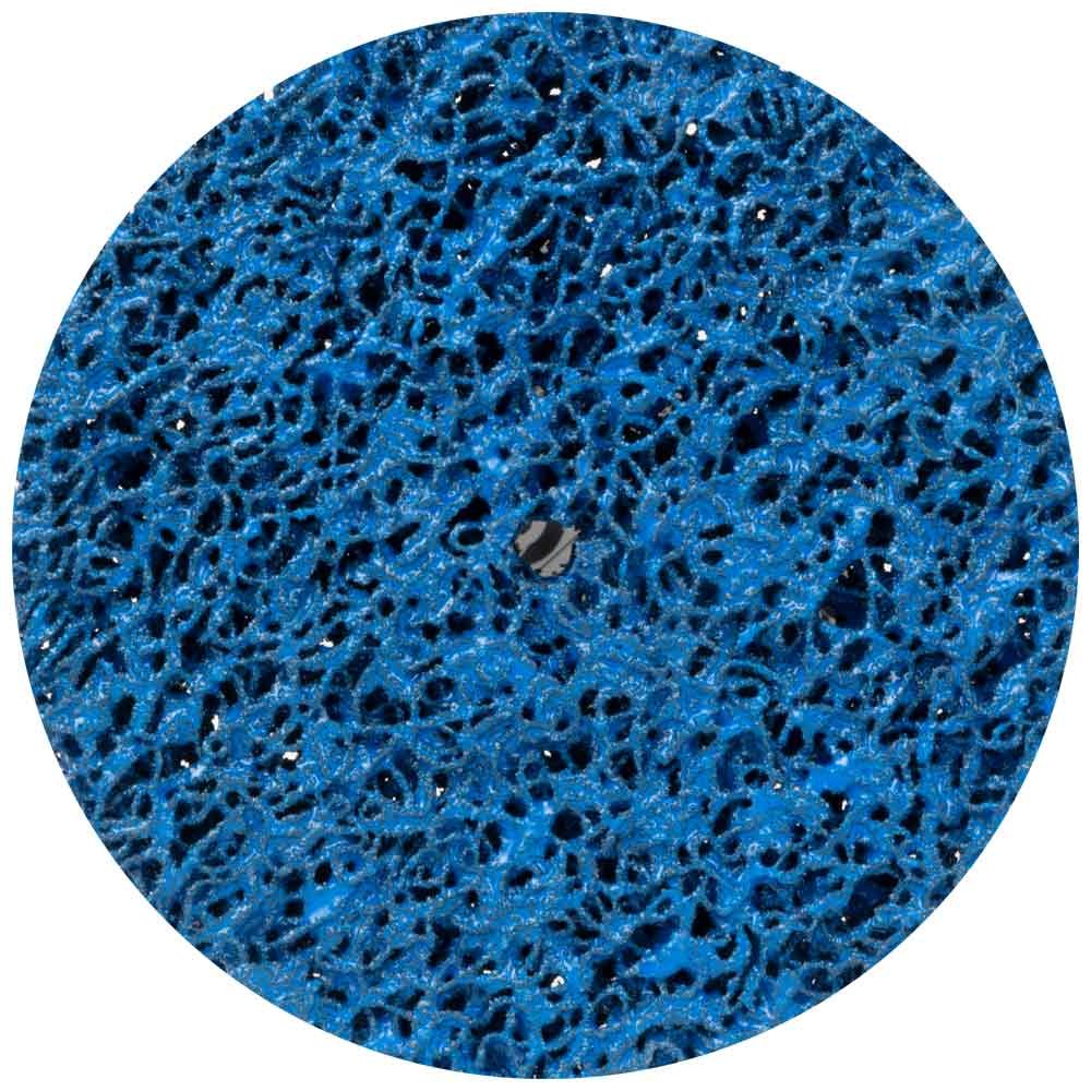 Круг Зачистний З Нетканого Абразиву (Корал) Ø125мм Без Держателя Синій Середня Жорсткість