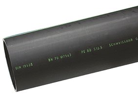 Труба PEHD QS SDR21 63x3,0(5м) S12,5 чорна