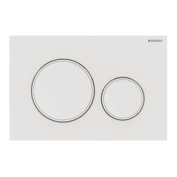 Смывающая клавиша GEBERIT SIGMA20 115.882.01.1, белый