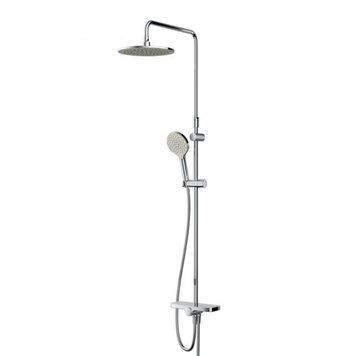 Душевая система с верхним душем Like F0780200, 250мм, хром