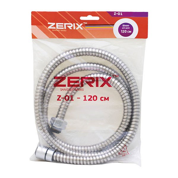 Шланг для гігієнічного душу ZERIX Chr.Z-01 (120 см) (ZX2821)