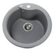 Гранітна мийка Globus Lux ORTA сірий металік 485 - 1