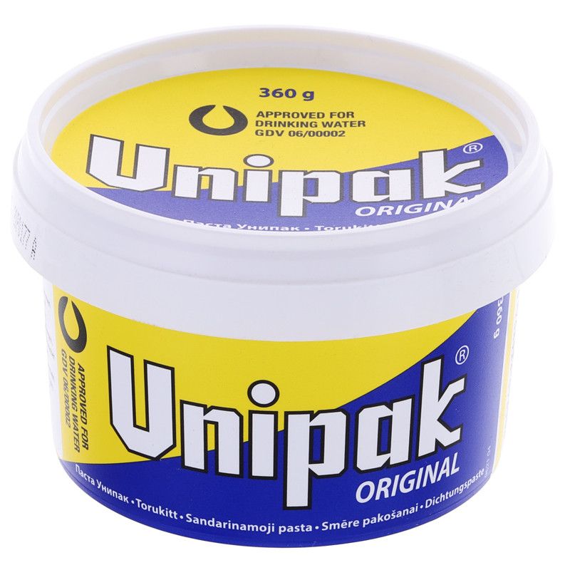 Паста для ущільнення різьбових з'єднань UNIPAK 360г. (у банці) (UP0580)