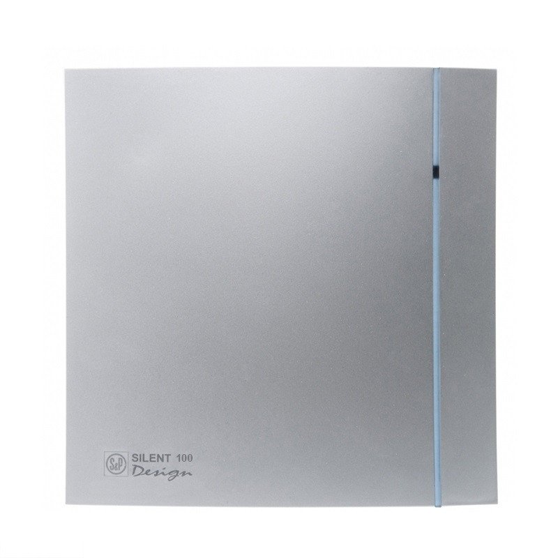 SILENT-100 CZ SILVER DESIGN витяжний вентилятор, колір сріблястий