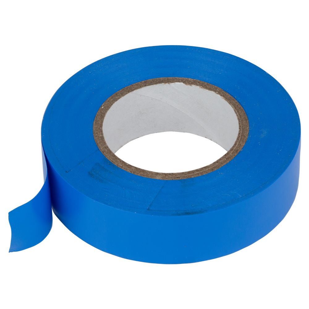 Стрічка ізоляційна ПВХ Синя 0,13 мм × 19 мм × 20 м