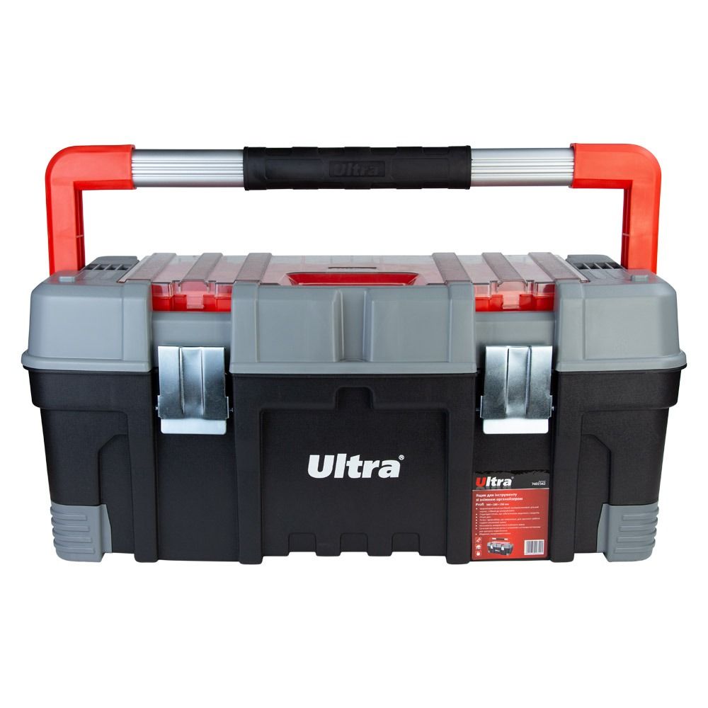 Ящик для інструменту Ultra, з виємним органайзером Profi 560×280×250 мм