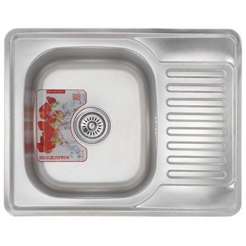 Мийка кухонна ZERIX Z6350-08-180D (декор) (ZM0564)