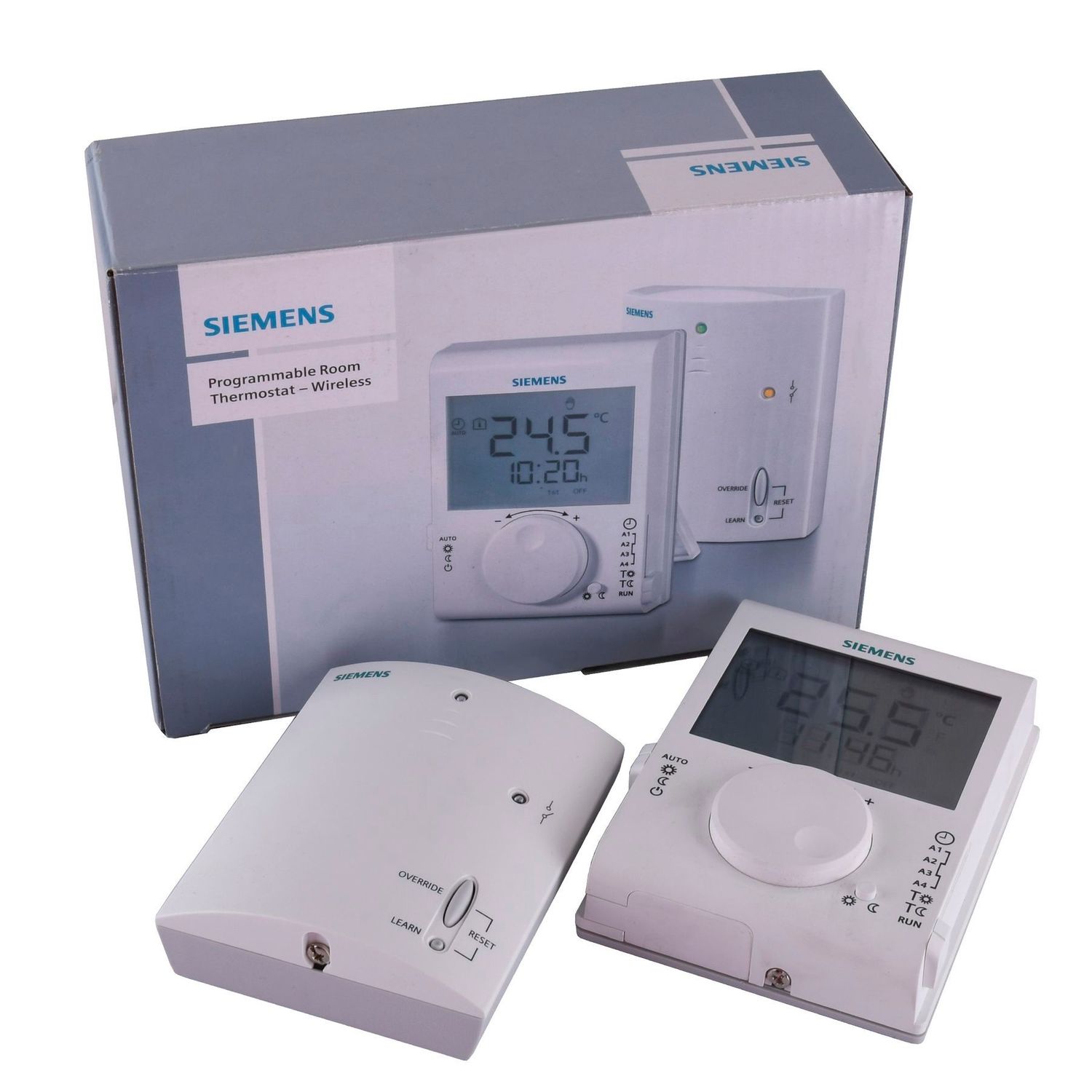 Кімнатний термостат Siemens RDJ100 RF / SET програмований бездротовий