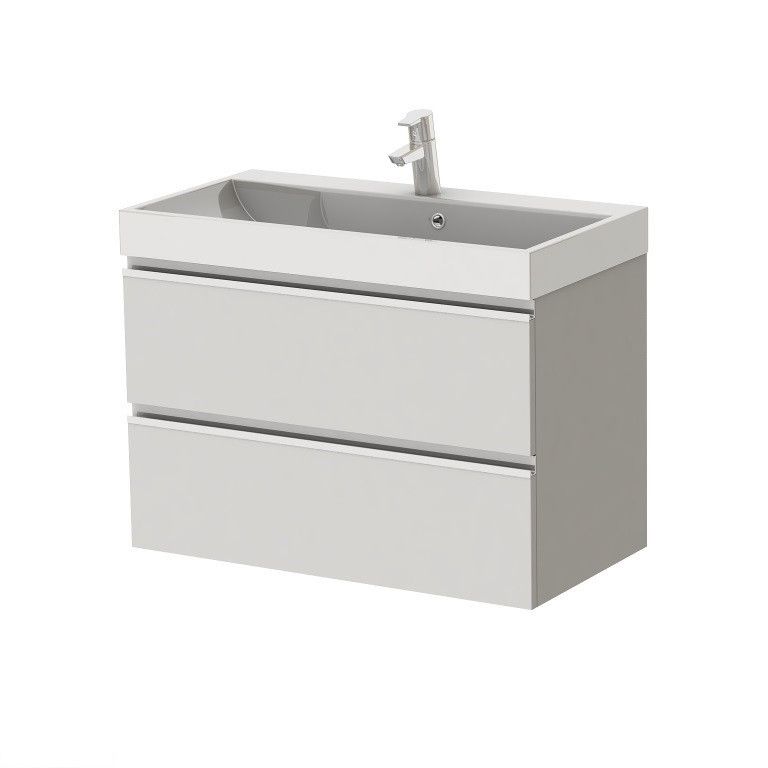 Меблі для ванної кімнати Аква Родос Меблі Венеція (білий колір) 60 см з умивальником Frame (консольний).