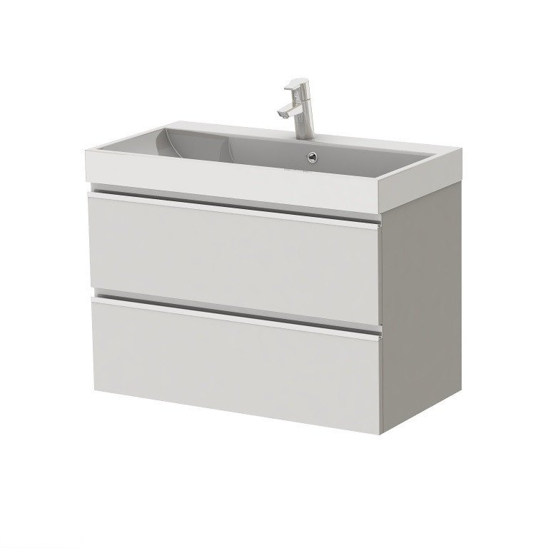 Мебель для ванной комнаты Аква Родос Мебель "Венеция" (белый цвет) 60 см с умывальником "Frame" (консольная)