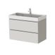 Меблі для ванної кімнати Аква Родос Меблі Венеція (білий колір) 60 см з умивальником Frame (консольний). - 1