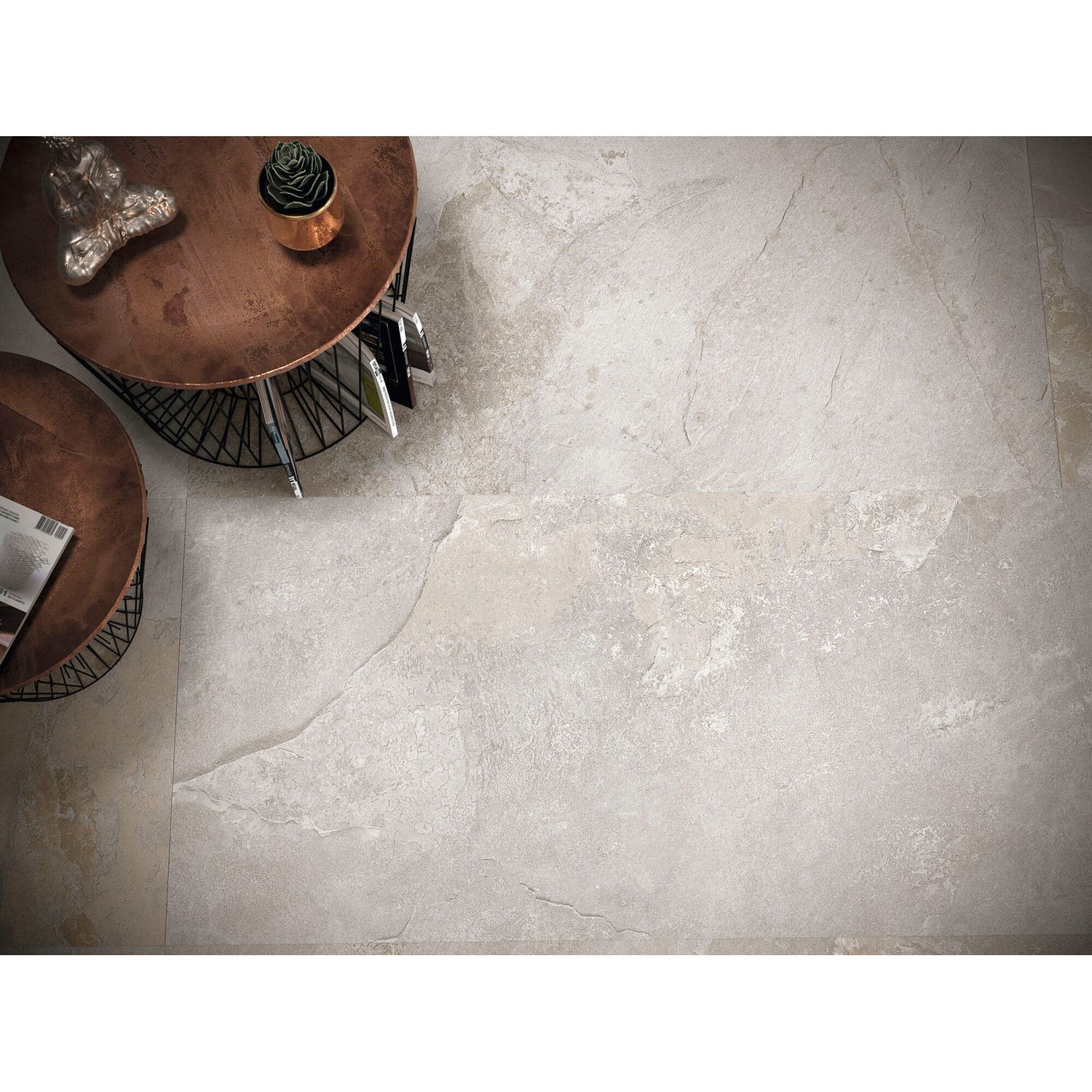 Плитка SLATE WHITE RECT. 60X120