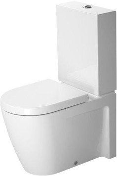 Унітаз Duravit STARCK 2 370*630мм, підлоговий, з вертикальним змивом, без бачка
