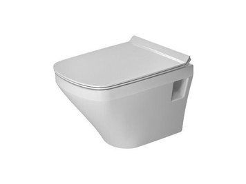 комплект: Унитаз Duravit DURASTYLE 37*48см, подвесной, с верт. смывом, Rimless, Сиденье съемное, с автомат.