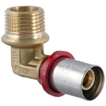 Уголок с НР прессовый 20х1/2"