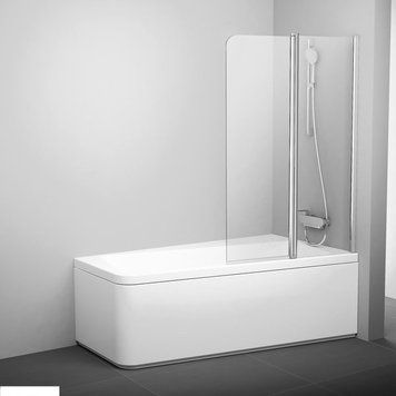 Шторки для ванни Ravak 10 CVS2-100R Біла (Transparent)