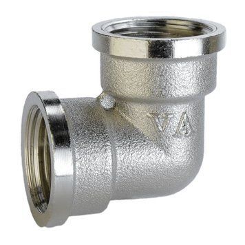 Угольник никелированный 3/4&Prime;ВР х 3/4&Prime;ВР VA, штампованный А0102-1А(нк)