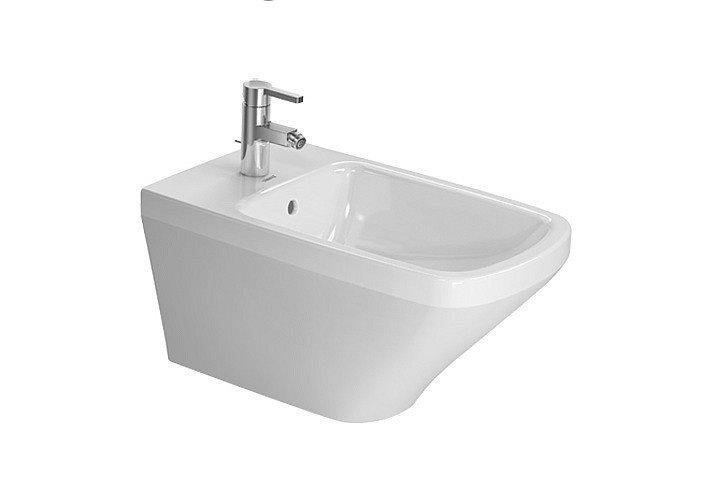 Біде Duravit DURASTYLE підвісне 370*620 з переливом, з площиною під змішувач, вкл. кріплення Durafix