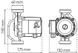 Насос циркуляционный центробеж. KOER KP.GRS-32/8-180 (с гайками, кабелем и вилкой) (KP0252) - 3